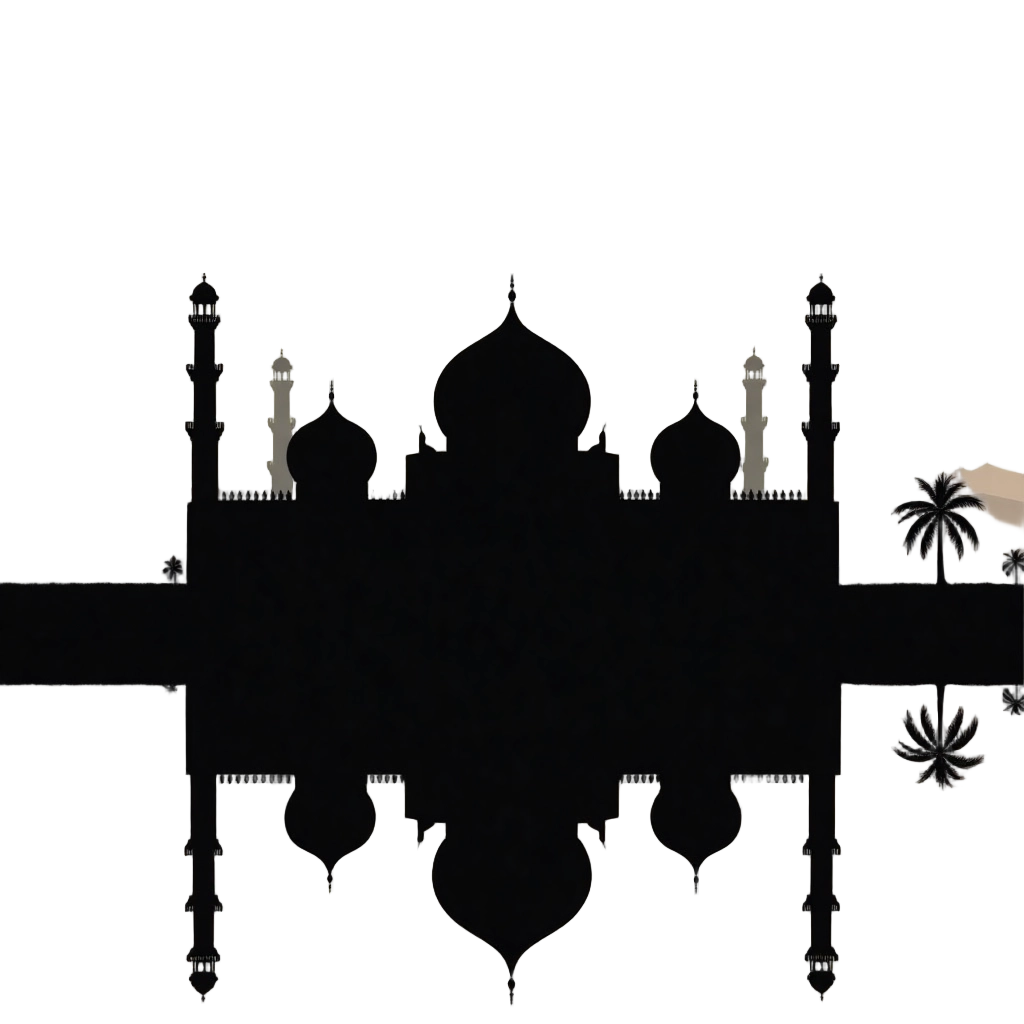 Silhouette of a Mosque